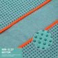 Eunzel 2 Pack Hot Yoga Towel with Grip Dot, Non Slip Yoga Mat Towe Sweat Absorbent Towel for Hot Yoga,Bikram, Pilates and Fitness 72" x 24", Dark Cyan/Steel Blue