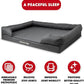 The Dog’s Bed, Dog Bed XXL Grey 51.5x39, Memory Foam, Pain Relief: Arthritis, Hip & Elbow Dysplasia, Post Surgery, Lameness, Supportive, Calming, Waterproof Washable Cover, Veterinary Approved