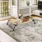 Veehoo Outdoor Elevated Dog Bed, Cooling Raised Dog Cots Beds for Medium Dogs, Portable Waterproof Curved Dogs Hammock Bed for Outside, up to 100lbs, Black Legs, Beige 32"