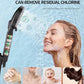 SR SUN RISE Filtered Shower Head with Handheld, High Pressure 9 Spray Mode Matte Black Showerhead with Filters, detachable shower head,Water Softener Filters Beads for Hard Water - Remove Chlorine