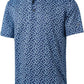 Men's Golf Polo Shirts Short Sleeve Striped Performance Moisture Wicking Dry Fit Golf Shirts for Men