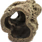 Reptile Terrarium Hideout Decor, Resin Wood Hide Decor for Reptiles, Fish, Amphibians, Small Animals (Medium)
