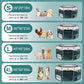 Dog Playpen, Portable Pet Play Pen for Cat, Puppies, Rabbits, Chickens, Foldable Large-Capacity Pet Tent for Indoor/Outdoor Travel Camping (Size XL Without Carry Bag)