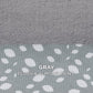Furhaven Cooling Gel Dog Bed for Large Dogs w/ Removable Bolsters & Washable Cover, For Dogs Up to 125 lbs - Plush & Almond Print L Shaped Chaise - Gray Almonds, Jumbo Plus/XXL