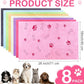 Chumia 8 Pcs Dog Towels for Drying Dogs Cats Pet Towels Bulk Puppy Microfiber Quick Drying Paw Bath Bathing Supplies Absorbent for Medium Pets(Sweet Color,18 x 28 Inch)