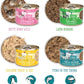 Weruva Cats in The Kitchen, Kitchen Cuties Variety Pack, Wet Cat Food, 6oz Cans (Pack of 24)