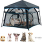 Cat Enclosure and Cat Tower Tent with Two Styles of canopiesfor Indoor and Outdoor,X-Large Outdoor Catio, Cat Tent,Portable and Foldable,Two Doors Design can Assemble More Shapes (Patented)