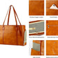 Stylish Dog Purse Carrier, Leather Pet Carrier Bag for Small Dogs Cats Puppy, Airline Approved Soft-Sided Carrier Brown