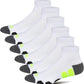 BERING Men's Ankle Socks Athletic Running Cushion Quarter (6 Pairs)