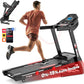 Treadmill with 15% Auto Incline, 300 LBS Capacity and 10 MPH Max Speed, 4.0HP Folding Treadmills for Home Features 18'' x 50'' Belt, Bluetooth, APP, 64 Preset Programs and 3 Countdown Modes
