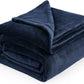 Bedsure Navy Blue Fleece Blankets King Size - Bed Blanket Soft Lightweight Plush Cozy Fuzzy Luxury Microfiber, 108x90 inches