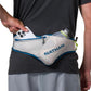 Nathan Peak Running Hydration Waist Pack Belt w/ Speed Draw Flask Water Bottle, 18oz/535 ml Push/Pull Race Cap, Expandable Zippered Stretch Pocket