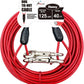 Petest 40ft Tie-Out Cable with Crimp Cover for Heavy Dogs Up to 125 Pounds