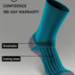 Elite Cushioned Compression Mid-crew Socks 4-Pack for Youth Women Men