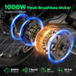 Foldable Electric Bike for Adults, 30+MPH, 48V 20Ah Removable Lithium Battery up to 80Miles, 20" Fat Tire 1000W Peak Motor Dirt Ebike Adult Electric Bicycle for Commute Beach Mountain E Bike