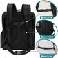 PetAmi Dog Backpack Carrier for Small Large Cat, Pet, Puppies, Ventilated Pet Hiking Backpack Travel Bag, Airline Approved Cat Backpack Carrier, Safety Back Support, Camping Biking, Max 18 lbs, Black