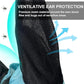 Stretchy Horse Fly Mask for Horses, Soft Lycra Equine Mesh Mask, Elasticity Horse Face Covering, Breathable&UV Protection, Pacific Blue, Cob