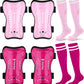 Kids Soccer Shin Guards and Socks Toddler Soccer Shin Pads Protective Defender Gear for 3-15 Years Old Youth Boys Girls