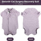 Dotoner Cat Surgery Recovery Suit for Female Male Anti-Licking Pet Surgical Pajamas Long Sleeve Prevent Shedding Cat Spay Recovery Suit&E Collar Alternative Bodysuit for Cats