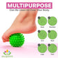 Physical Massage Therapy Lacrosse Ball Set Ideal for Yoga Deep Tissue Massage Trigger Point Therapy and Myofascial Release Physical Therapy Back Foot Plantar Fasciitis (Spiky Ball)