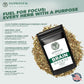 Elephantal Wellness Premium Brain Herbal Tea | Nootropic Focus & Mental Clarity with Ginkgo, Bacopa, Gotu Kola & Rosemary | Non-GMO, Caffeine-Free Coffee Alternative, Handmade Loose Leaf Blend, 2oz Loose Leaf, 20 Servings