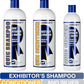exhibitor's Quic Silver System Includes Quic Shampoo Quic Conditioner 32 Ounce Each Plus Quic Silver 16 Ounce for Dogs, Horses, Greys, Palominos, Cream Color Coats Silver Ash Highlights