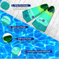 Kids Swim Fins,Short Kids Fins Youth Swimming Flippers for Lap Swimming Training for Children Girls Boys Beginners