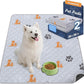 Washable Pee Pads for Dogs, 2 Pack Absorbent Reusable Training Dog Pads Pet Puppy Pads, Non-Slip Potty Pads for Whelping, Playpen, Crate, Bed, Orange, 36"x36"