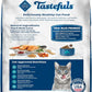 Blue Buffalo Tastefuls Natural Dry Food for Adult Indoor Cats, Salmon & Brown Rice Recipe, 15-lb. Bag