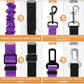 LivTee Dog Seat Belt for Car, Retractable Pet Safety Harness, Adjustable Nylon Dog Seatbelt Leash, Comfortable Dog Accessories for Vehicles (Purple-1PCS)