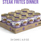 Weruva TruLuxe Cat Food, Steak Frites Dinner with Beef & Pumpkin in Gravy, 6oz Can (Pack of 24)