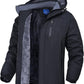 Rapoo Men's Winter Ski Snow Jacket Mountain Waterproof Windproof Rain Jacket