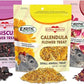 Exotic Nutrition Flower Treat 3 Pack - Healthy Assortment - Hibiscus, Calendula, Rose - for Squirrels, Guinea Pigs, Rabbits, Chinchillas, Prairie Dogs, Degus, Hamster, Gerbils, & Other Herbivores