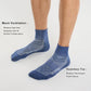 CelerSport 6 Pack Men's Ankle Socks with Cushion, Sport Athletic Running Socks