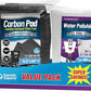 Aquarium Carbon Pad - Cut to Fit Carbon Infused Filter Pad Media for Crystal Clear Fish Tank and Ponds (10.5 Inch Width, Aquarium Bundle)