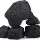 2-8 Inches Large Natural Black Lava Rock 5 PCS Aquarium Rocks for Aquascaping, Aquarium Landscaping, Terrariums, Fish Tank Decoration, Vivariums, Paludarium, Reptile and Amphibian Enclosures