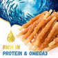 Dog Treats Chicken Wrapped Cod Sticks, Natural Chicken Cod Jerky Treats Rich in Omega-3, High Protein Chewy Training Treats Dog Snacks for Small Medium Large Dogs, 15-17 Counts, 10.6 oz
