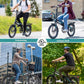 Gotrax 20" Folding Electric Bike with 40Miles (Pedal-assist1) by 48V Battery, 20Mph Power by Peak 500W, Adult Electric Bicycle with 5 Pedal-Assist Levels& LCD Display, Suitable for Commuting