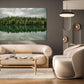 Nature Wall Art Prints - Ocean Forest Mountain Lake Canvas Landscapes - Small to Extra Large Living Room Bedroom Kitchen Bathroom Décor (Forest Reflection, 16L" x 24W")