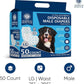 American Kennel Club Male Dog Wrap, Disposable Diapers with Wetness Indicator, Large, 50 Count (Pack of 6)