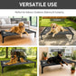 Sytopia 47'' Outdoor Elevated Dog Bed for Extra Large Dogs, Chew-Proof Pet Camping Raised Cot with Breathable Mesh - Durable Frame, Cooling Hammock Bed, Non-Slip Feet, Waterproof, Easy Clean