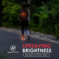 LED Safety Light (2 Pack) - Clip On Strobe/Running Lights for Runners, Dog, Bike, Walking, Boat, Kayak, Stroller and More - High Visibility Accessories for Your Reflective Gear, Bicycle