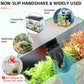 hygger Aquarium Glass Cleaner, Magnetic Fish Tank Cleaner Brush with 2 Aquarium Alg-ae Scrapers Floating Strong Magnetic (S)