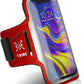 TRIBE Running Phone Holder Armband. iPhone & Galaxy Cell Phone Sports Arm Bands for Women, Men, Runners, Jogging, Walking, Exercise & Gym Workout. Fits All Smartphones. Adjustable Strap, CC/Key Pocket