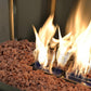 Mr. Fireglass 10 Pounds Red Natural Lava Rock for Indoor Outdoor Gas Fire Pits Fireplaces | Volcanic Lava Stones for Decorating Garden Landscaping, Potted Plants, 0.3"-0.6"