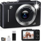 Digital Camera, FHD 1080P Kids Camera Digital with 16x Zoom Anti Shake, 32GB Card, 4K 48MP Portable Compact Point and Shoot Cameras, Vintage Small Camera for Teens Beginner Kids Present