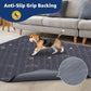 LOOBANI Pee Pads for Dogs Washable: Reusable Dog Pee Pads for Medium Pet, 2 Pack Waterproof Puppy Whelping Pads 36" x 41", Non-Slip Potty Training Mat for Dog Playpen, Floor, Cage, Sofa, Crate, Grey