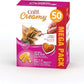 Catit Creamy Lickable Cat Treat, Healthy Cat Treat, Chicken & Shrimp, 50 Pack, 0.5 Ounce (Pack of 50)