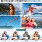 4K Digital Camera,64MP Camera for Photography with 3" 180° Flip Screen,16X Vlogging Camera for YouTube with 64GB Micro SD Card for Beginner, Teens