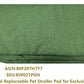 ROODO Pet Stroller Inner Pad for Exclusive Use,Original,Replaceable,Easy to Clean,Set of 3 pc(Green)